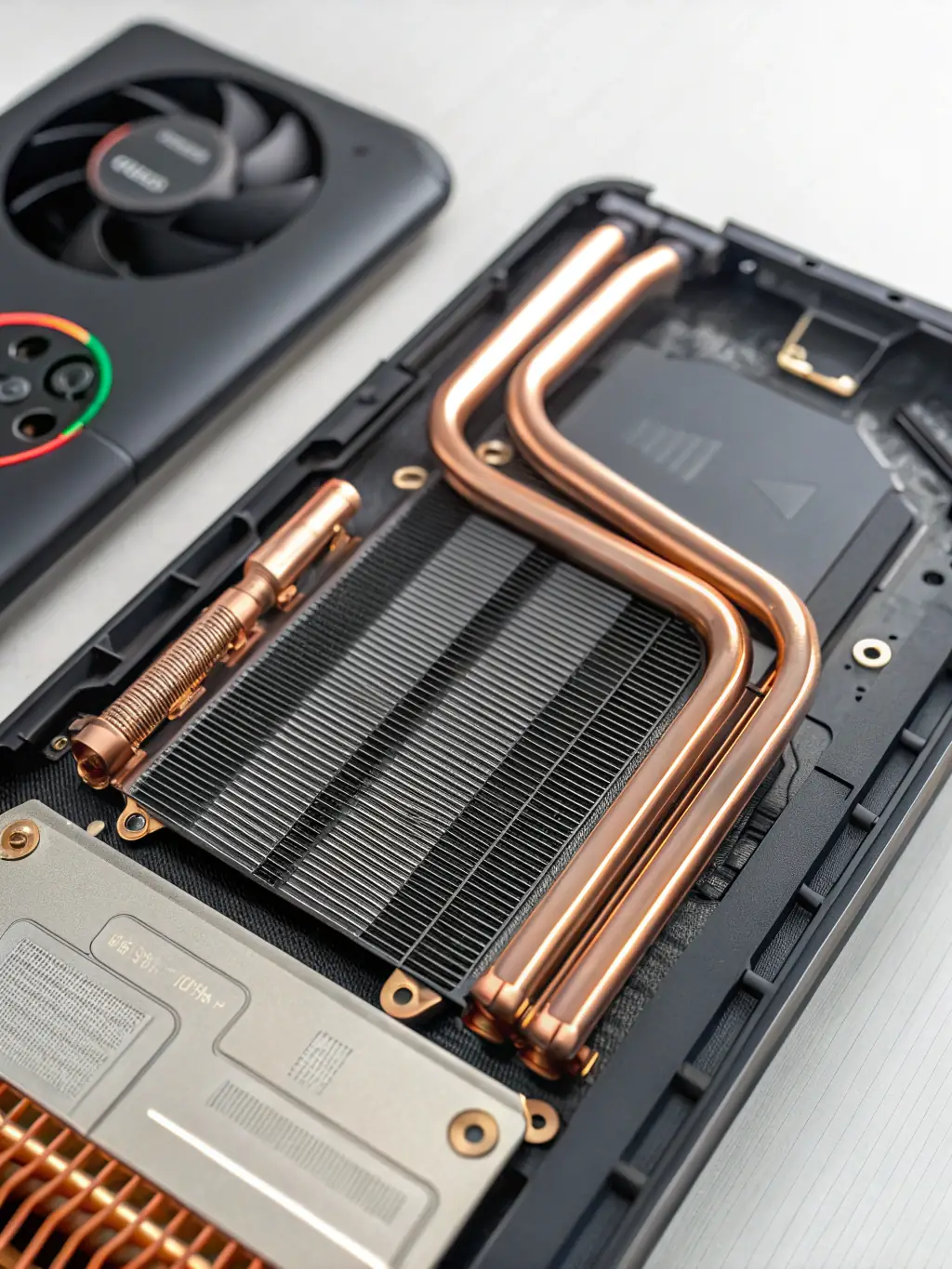 A detailed image of an ASIC miner with a focus on its cooling system, highlighting the efficiency gains from using GMiner-ASIC firmware.